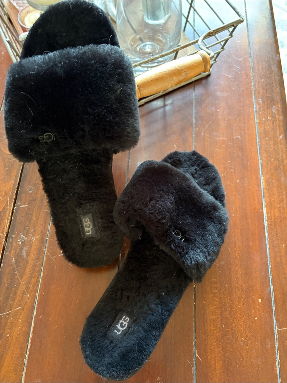 Authentic Ugg Cozette Black Slipper